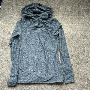 Oiselle Lux Hoodie, navy, size small